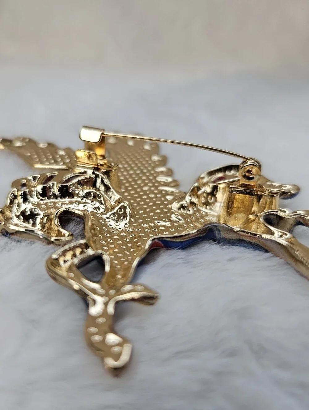 Patriotic Pegasus 250th Anniversary Enamel Pin - Red White Blue